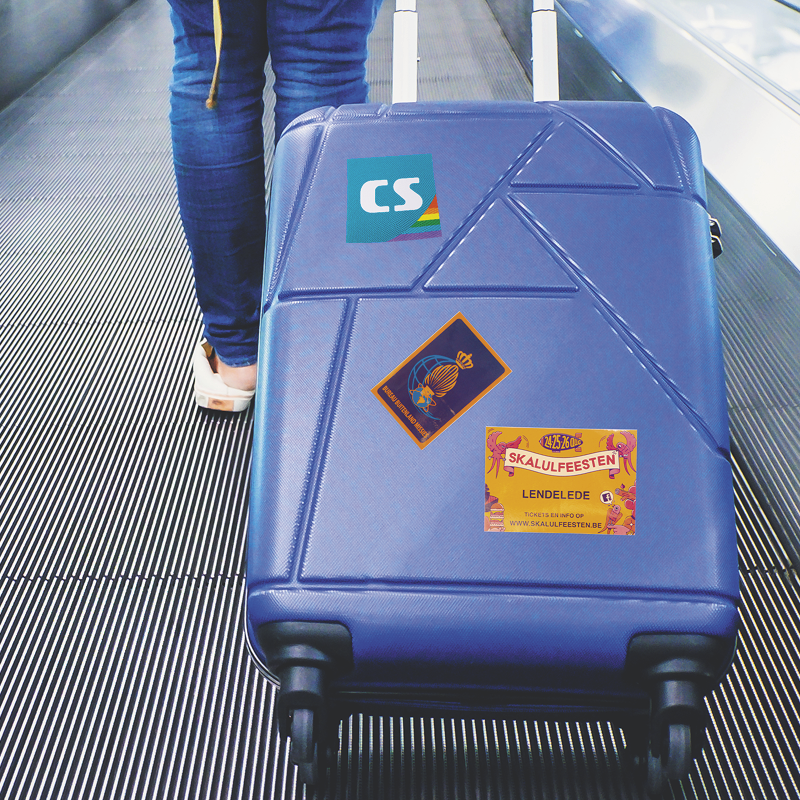 Stickers in offsetdruk CMYK full colour - gesneden vormen