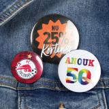 Buttons met veiligheidsspeld - 