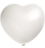 Reuzenballonnen hartvorm - onbedrukt  Ø  65 cm / omvang 170 cm / 25 inch - 