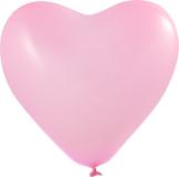 Reuzenballonnen hartvorm - onbedrukt  Ø  65 cm / omvang 170 cm / 25 inch - 