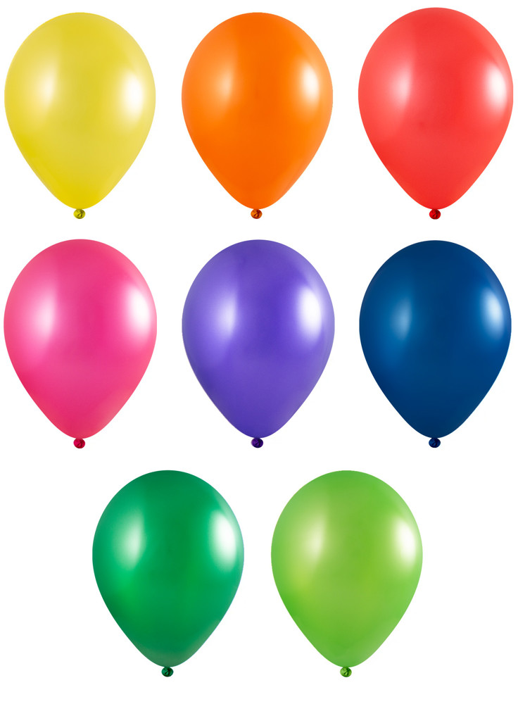 Ballonnen onbedrukt - Ø 35 cm / omvang 90-100 cm / 12 inch