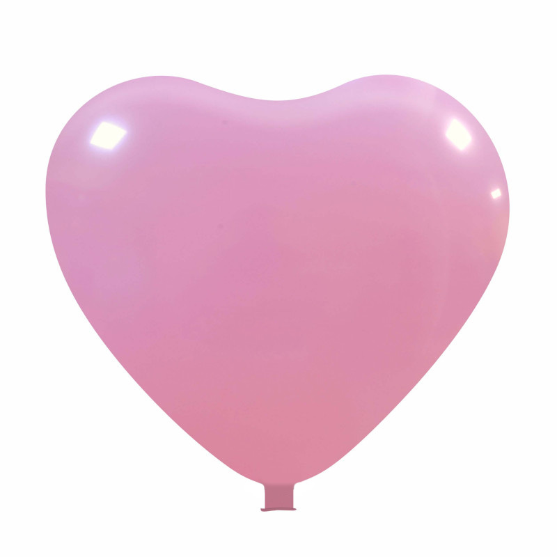 Reuzenballonnen bedrukt hartvorm - Ø 90 cm / omvang 235 cm / 35 inch