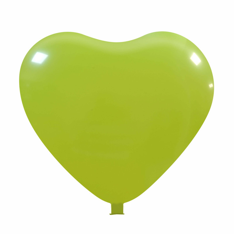 Reuzenballonnen bedrukt hartvorm - Ø 90 cm / omvang 235 cm / 35 inch