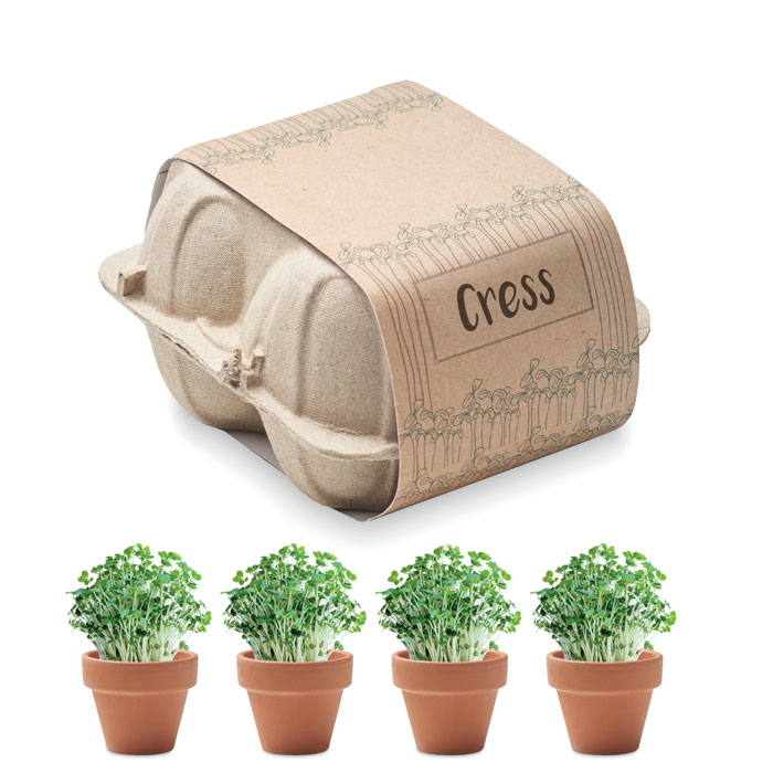 CRESS - Kweekset in eierdoos