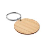 ROUNDBOO - Ronde bamboe sleutelhanger - 