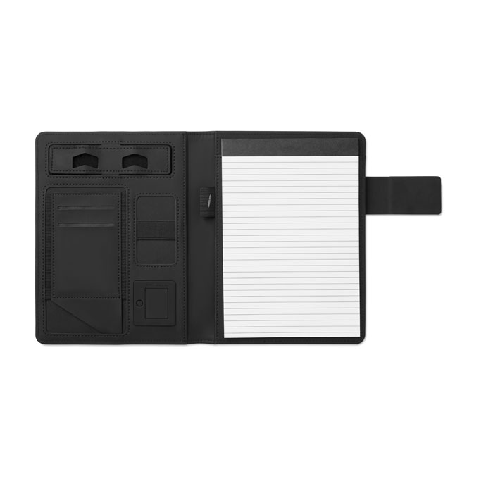 POWERNOTY - A5 schrijfmap met powerbank