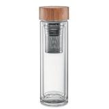BATUMI GLASS - Dubbelwandige glazen fles 400ml - 