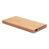 ARENA - Draadloze bamboe powerbank - 