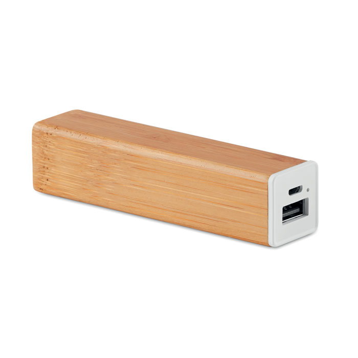 POWERBAM - 2200 mAh Bamboe powerbank