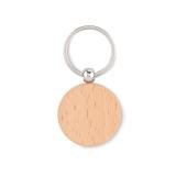 TOTY WOOD - Houten sleutelhanger rond - 