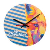 BeTime Wood D - custom made wandklok - 