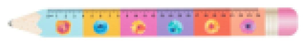 Sharpy 24 - liniaal van 24 cm, potlood - 