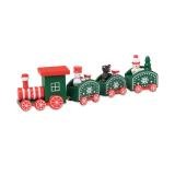 JUNA - Houten decoratie kersttrein - 