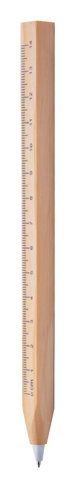 Burnham Black - balpen met liniaal 