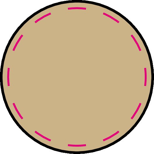 middenin