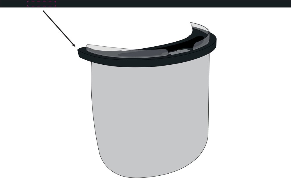 op zwarte parapluhouder links