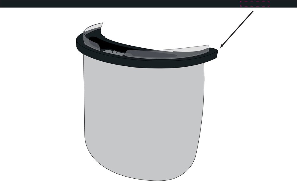 op zwarte parapluhouder rechts