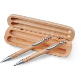 DEMOIN - Luxe houten schrijfset - 