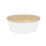 Glazen doos "Balance", rond 17x7 cm - 