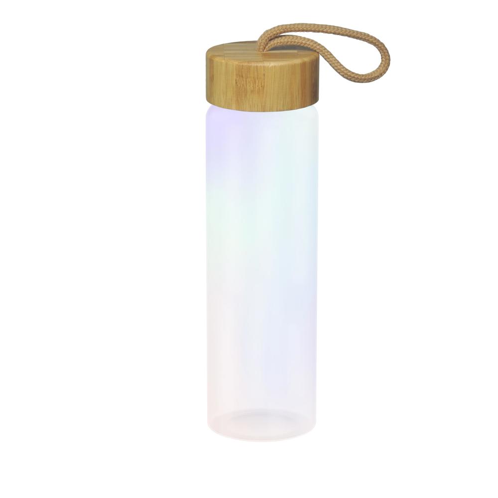 Glazen fles "Bamboo", 0,65 l, kleur