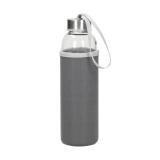 Glazen fles met hoes "Pure", 0,5l - 