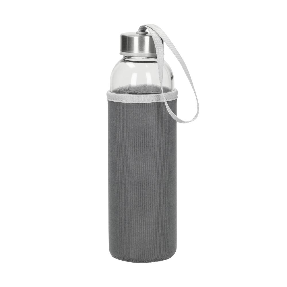 Glazen fles met hoes "Pure", 0,5l