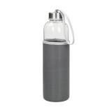 Glazen fles met hoes "Pure", 0,7l - 