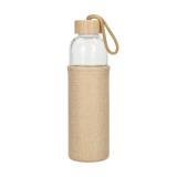 Glazen fles met hoes "Natural", 0,7l - 