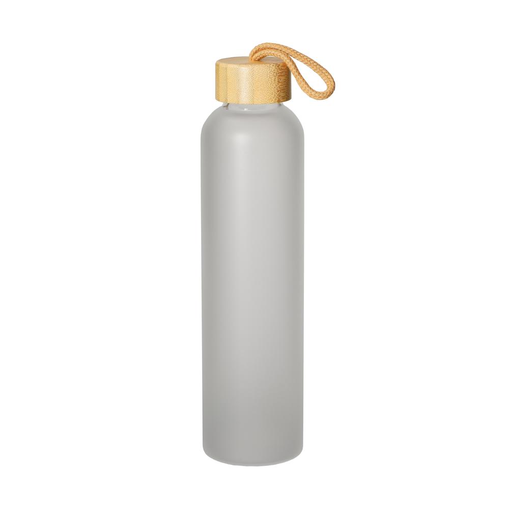 Glazen fles Bamboo 750 ml, mat