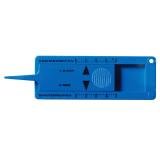 Autosleutelhanger "Bandenprofieldieptemeter" - 