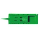 Autosleutelhanger "Bandenprofieldieptemeter" - 