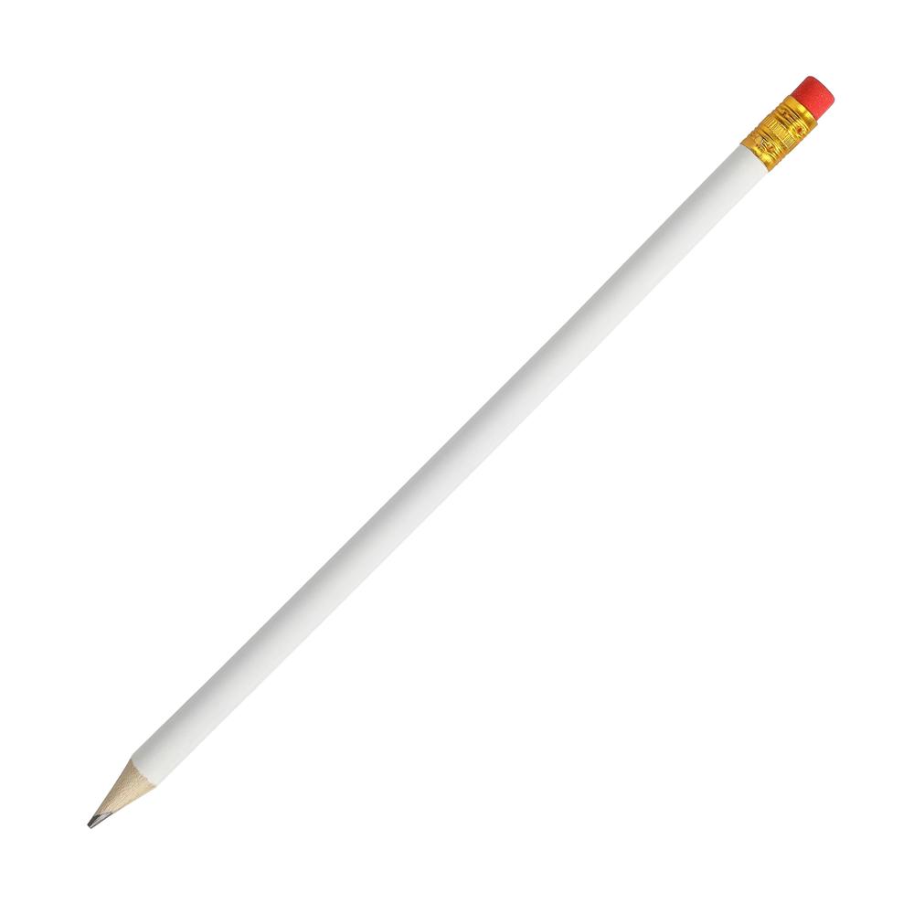 Bleistift "White" met gum