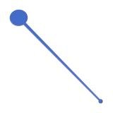 Cocktailroerstok "Rond" - 