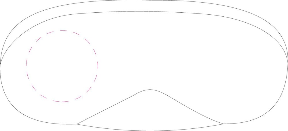 op één oog