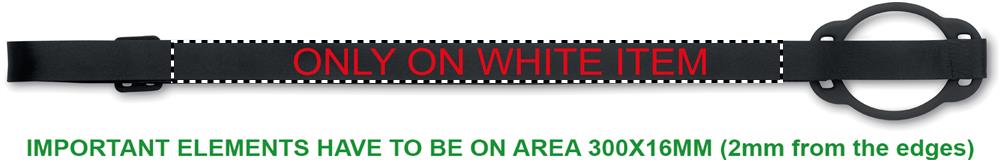 STRAP ON WHITE (max 300 x 20 mm)