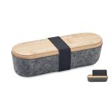 MILE - RPET vilten etui met deksel - 