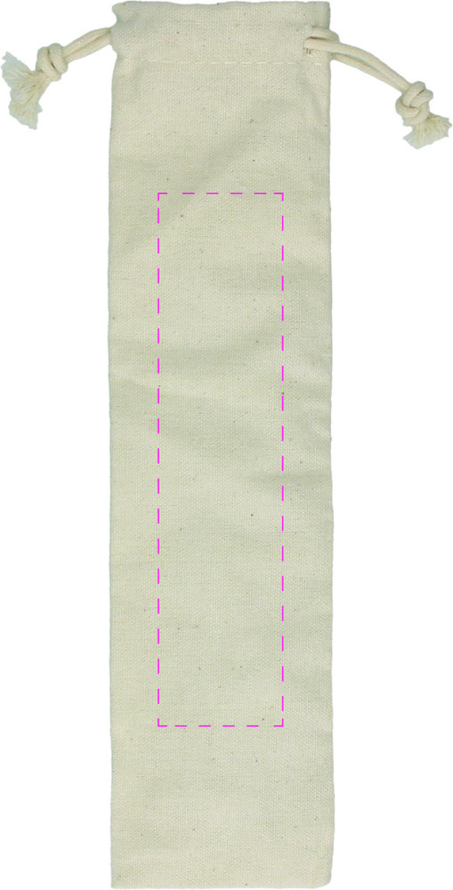 centered on bag of straws