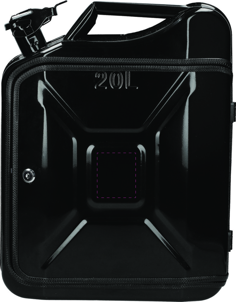 centered on segment of door