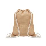 FUKURO - Jute rugzakje met koord - 