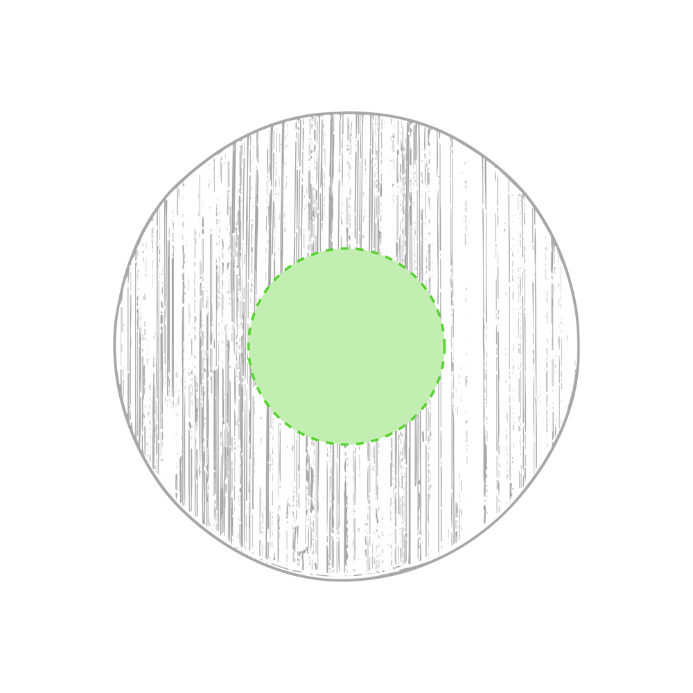 Centered side A