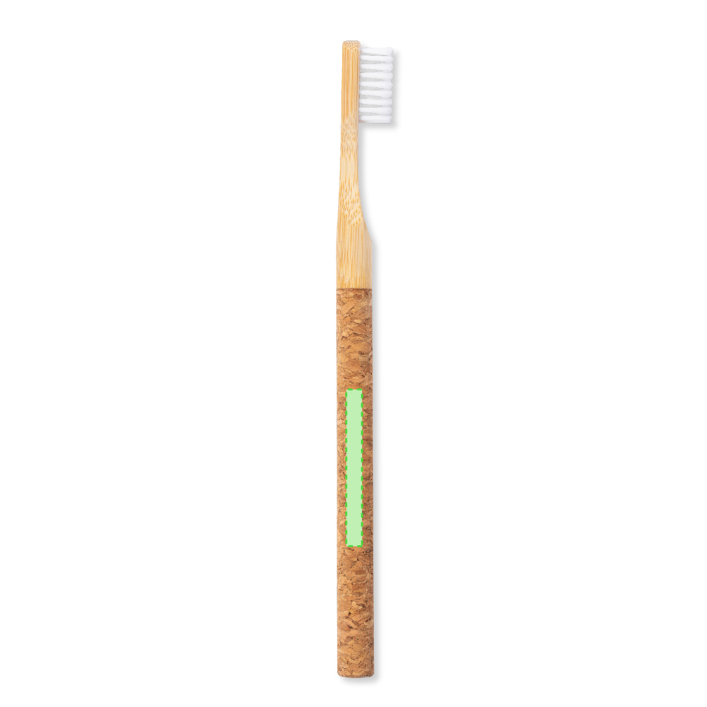Centered on the handle