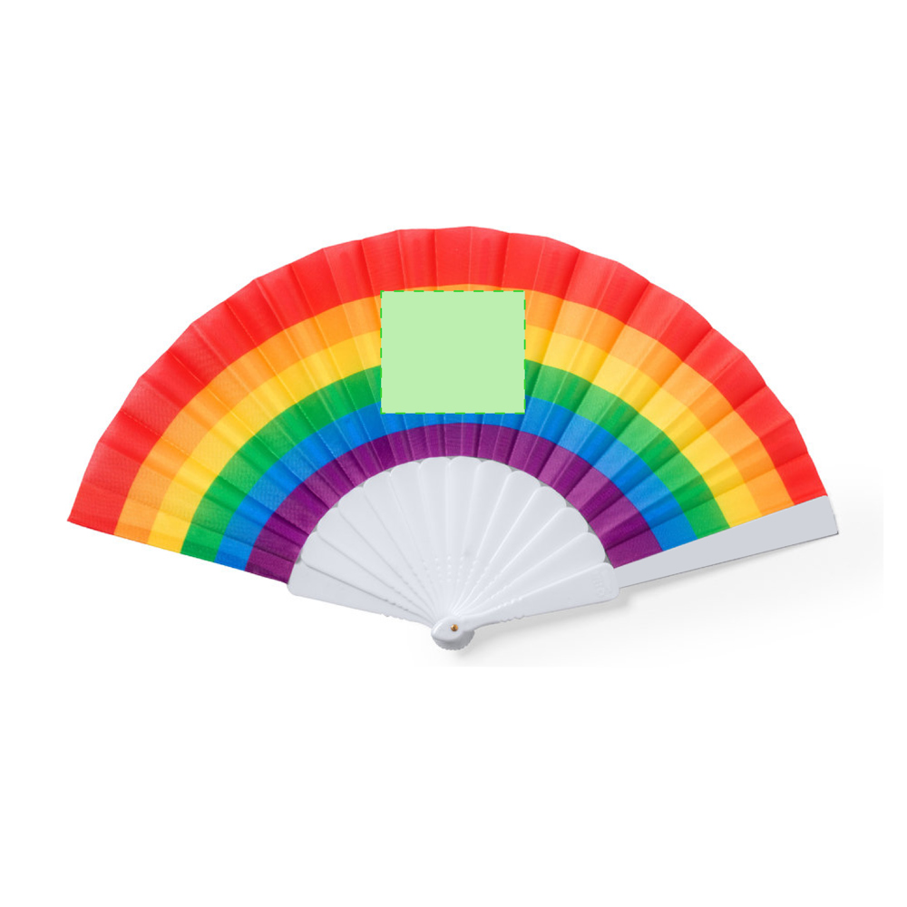 Op de waaier in de ronde cirkel
