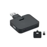 SQUARE-C - 4-poorts USB-hub - 