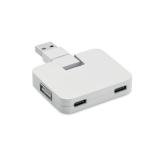 SQUARE-C - 4-poorts USB-hub - 