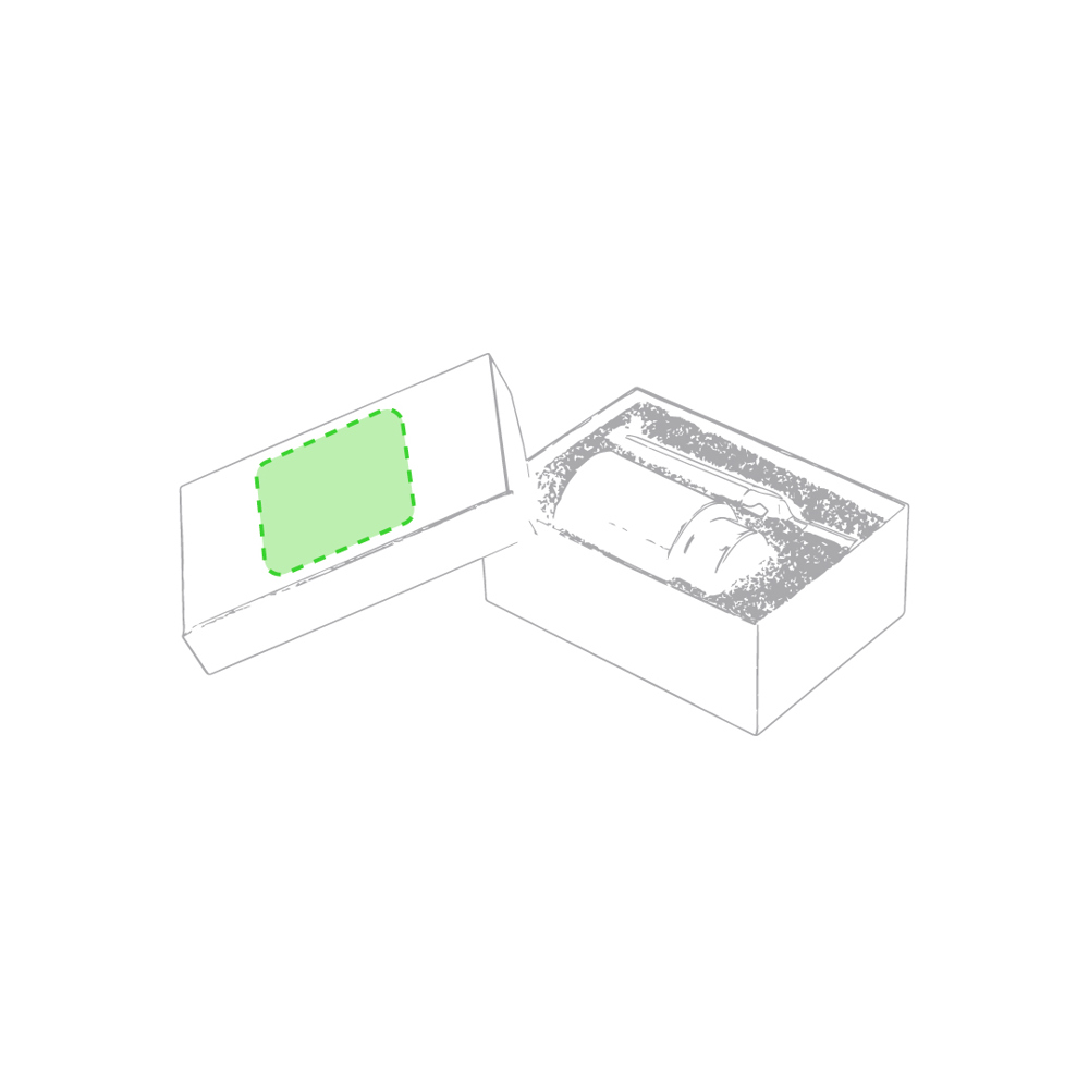 Centered on box
