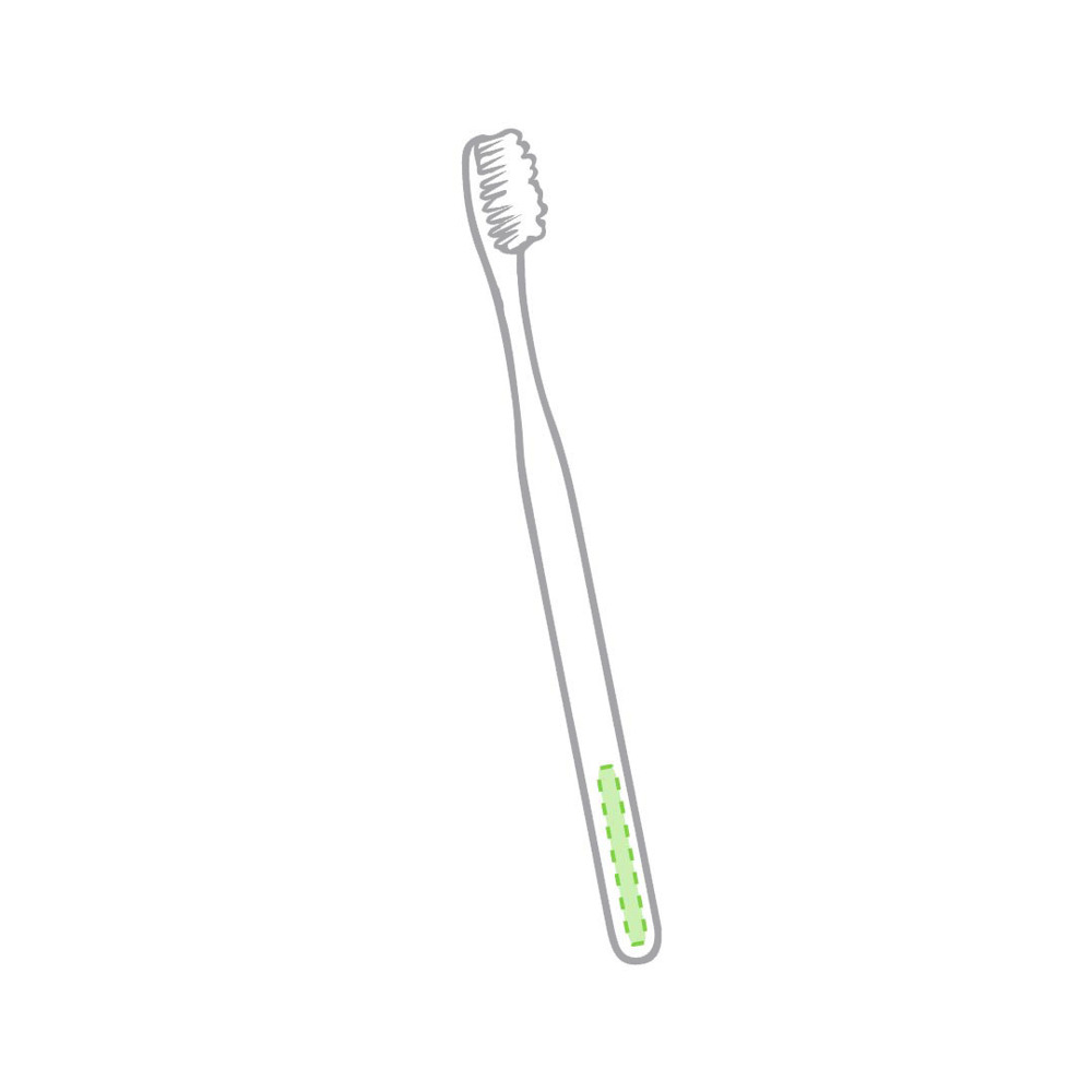 Op het handvat