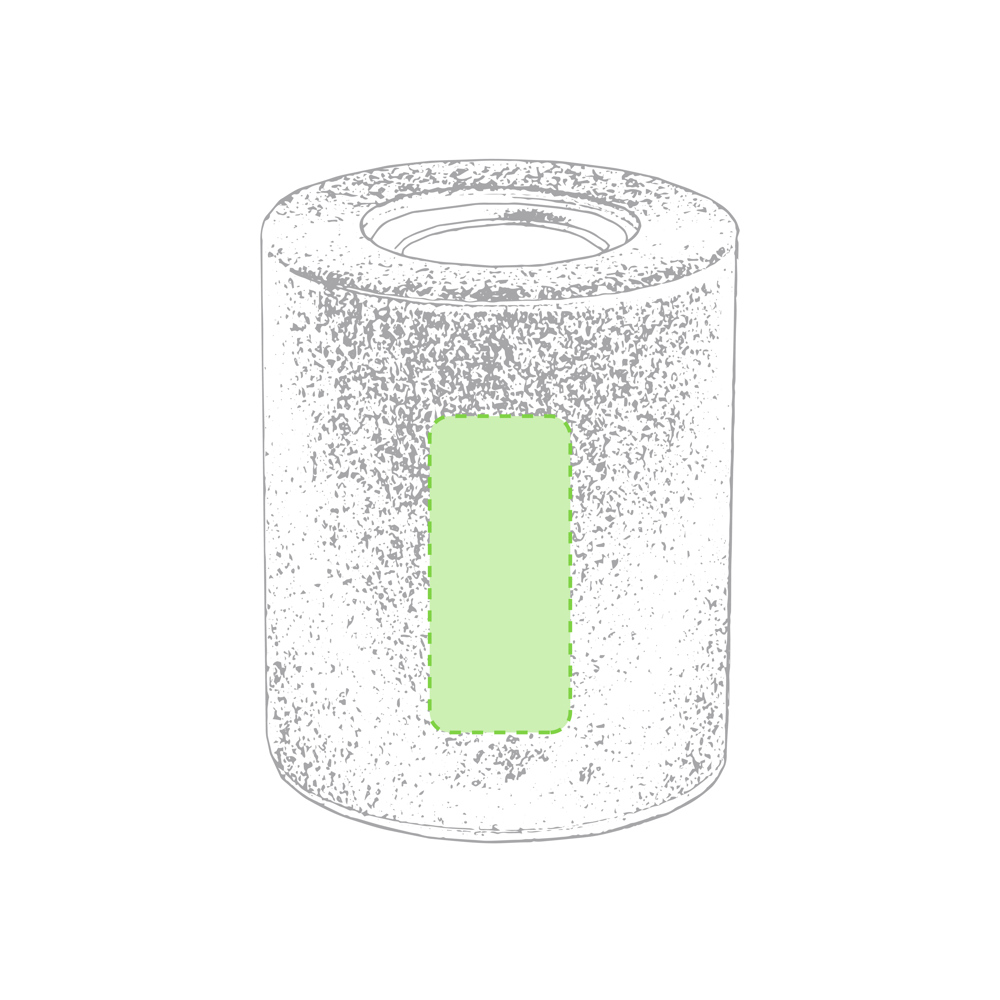 Centered on the side speaker