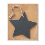 SLATESTAR - Kerstster hanger van leisteen
