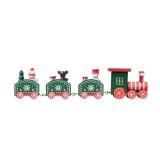 JUNA - Houten decoratie kersttrein