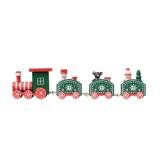 JUNA - Houten decoratie kersttrein
